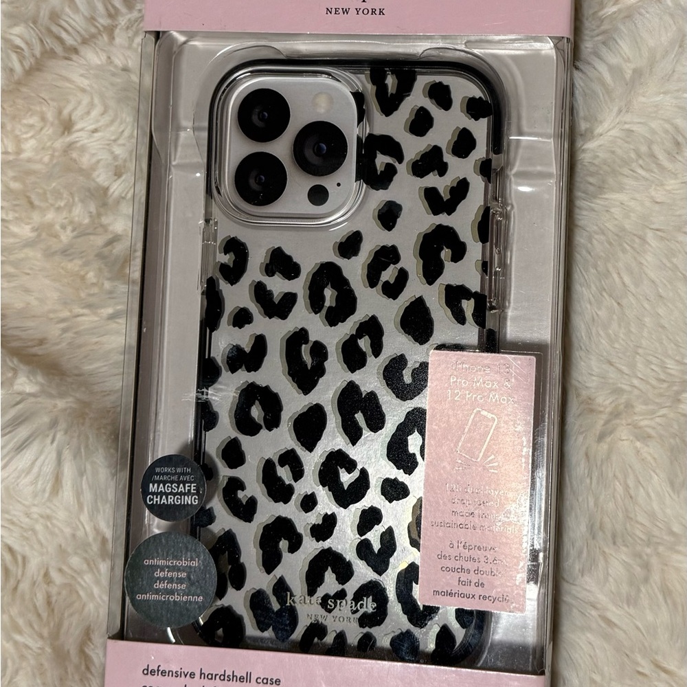 kate Spade City Leopard iPhone 13 Pro Max Case